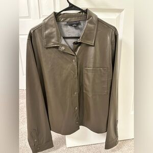 NEW Sanctuary Leather Shirt